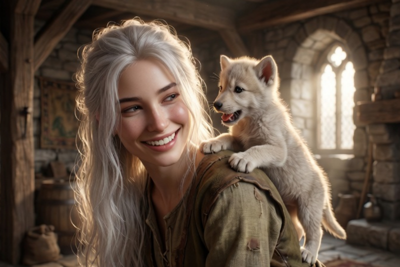 Omega Girl Heard Growling Behind Her — It Was a Cub Practicing to Sound Brave...