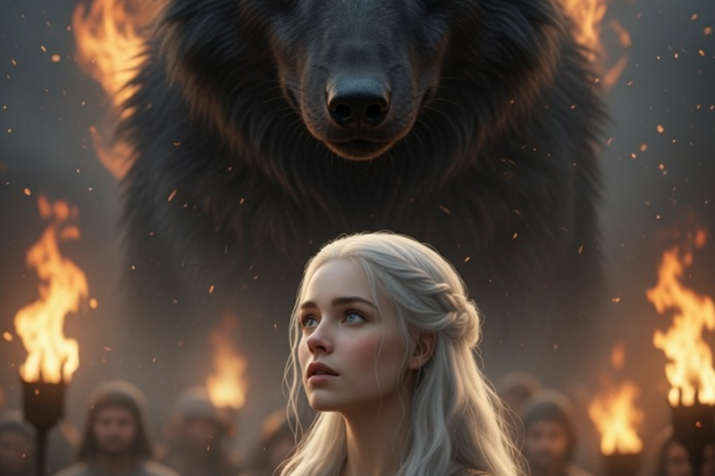 THE CHAINED WOLF WHO BECAME A KING — AND THE GIRL WHO BOUGHT HIS CURSE