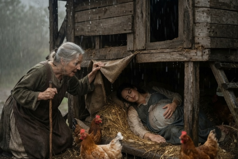 WIDOW FINDS PREGNANT WOMAN IN A CHICKEN COOP, DISCOVERS SEXTUPLETS ARE THE ALPHA KING’S HEIRS