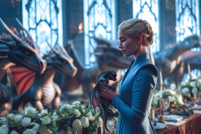Dragon Emperor Sees Human Waitress Sing to His Crying Dragonling – and His Spirit