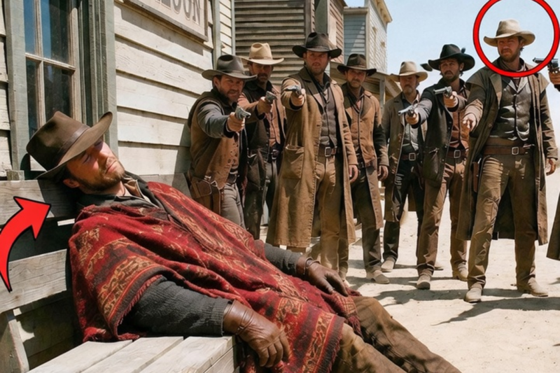 10 Bounty Hunters Ambushed Him While He Slept… The Nameless Gunslinger Only Needed 10 Bullets