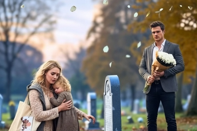 💔 She Came to a Stranger’s Grave to Cry Because She Had No One Left to Listen… She Never Imagined the Millionaire Husband of the Woman Buried There Was Standing Right Behind Her.