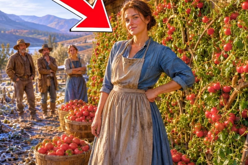 Everyone Laughed When She Grew Tomatoes on Her Cabin Wall — Until the Frost Missed Every Vine