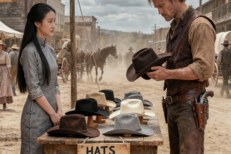 Nobody Wanted Her Handmade Hats — Until a Gunslinger Tried One On and Everything Changed