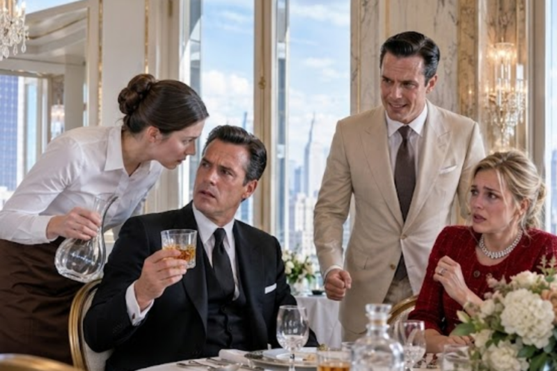 THE WAITRESS WHO SAVED THE BILLIONAIRE