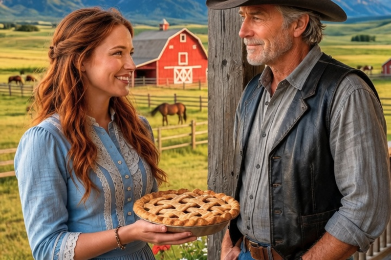 I Baked a Pie for My Widowed Neighbor… and He Joked “If I Were Twenty Years Younger… I’d Marry You”