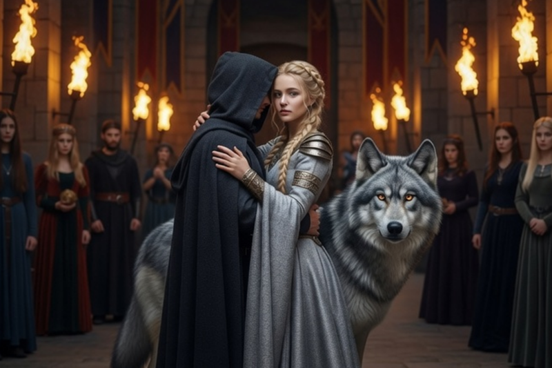 SHE HUGS A SERVANT AT THE MATING CEREMONY TO ESCAPE BEING CLAIMED — NOT KNOWING HE IS THE ALPHA KING
