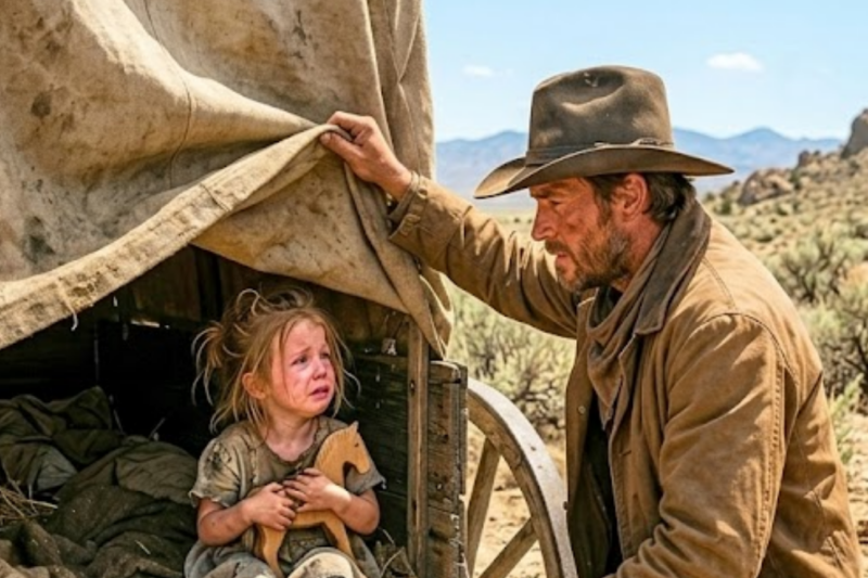 “Are You Leaving Too?” The Lost Girl Baeside A Dead Wagon Asked—Then The Lonely Rancher Did Something No One Expected