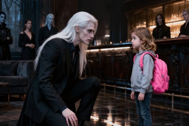THE LITTLE GIRL WHO BETRAYED HER HUNTER FATHER TO SAVE THE VAMPIRE KING
