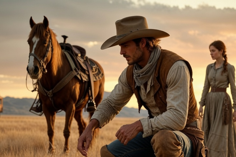 She Was Abandoned With Her Baby in a Basket, The Cowboy Picked Them Up and Took Them Home