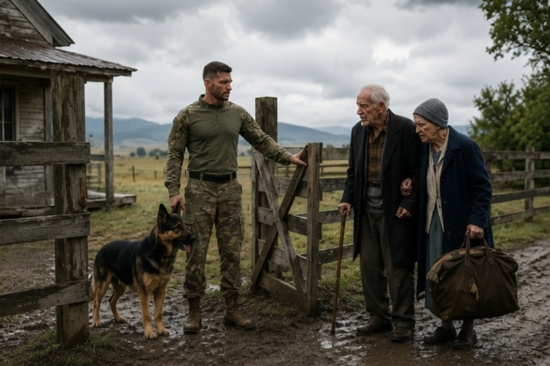 “Can We Sleep in Your Barn” They Asked a Navy SEAL — Then His Dog Gave Them Hope