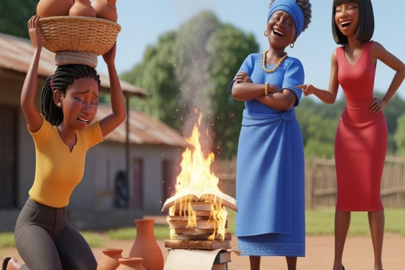 THEY BURNED HER BOOKS, BUT THEY COULDN’T BURN HER FUTURE