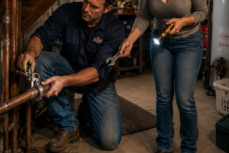 THE NEIGHBOR WHO FIXED MORE THAN PIPES