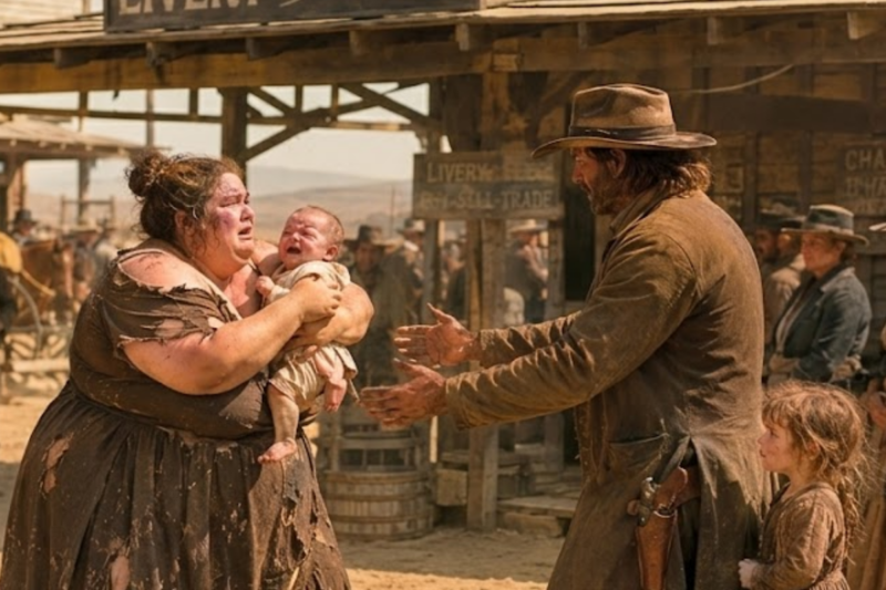 “I HAVE A PROPOSAL FOR YOU…” THE MOUNTAIN COWBOY TOLD THE HOMELESS MOTHER, BUT THE WHOLE CHURCH GASPED WHEN THEY HEARD IT