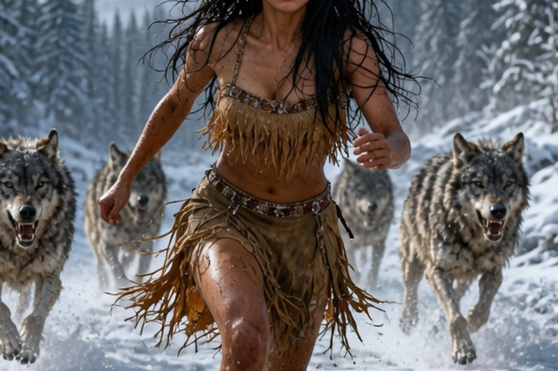 THE APACHE GIRL AND THE MAN WHO RODE OUT OF THE STORM