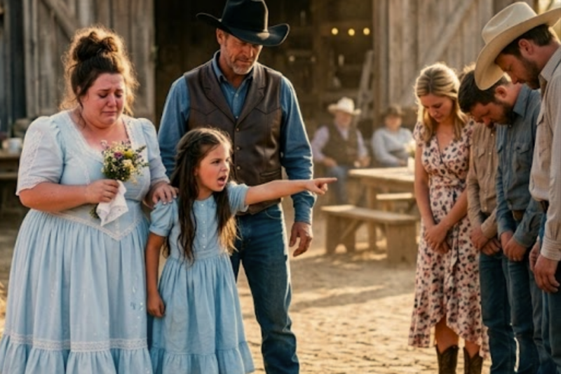 “DON’T LAUGH AT HER!” THE COWBOY’S LITTLE DAUGHTER SHOUTED… AND SECONDS LATER, THE ENTIRE TOWN FELL SILENT IN SHAME