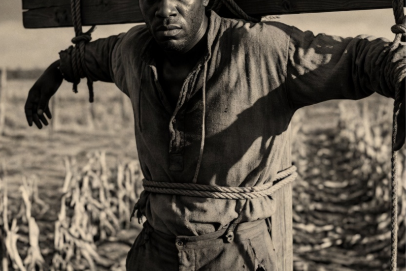 THE GIANT SLAVE THEY LEFT TO DIE ON THE POST