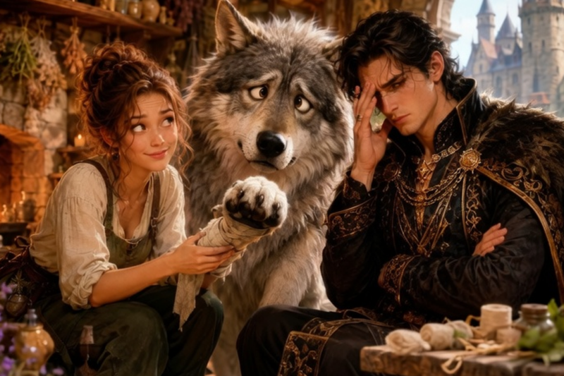 I Only Heal Animals… But the Alpha King’s Wolf Keeps Faking Injuries Just to See Me