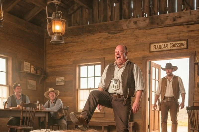 “SOMEONE HELP ME…” SHE WAS SHAMED ON THE SALOON FLOOR — UNTIL A COWBOY ENDED IT ALL