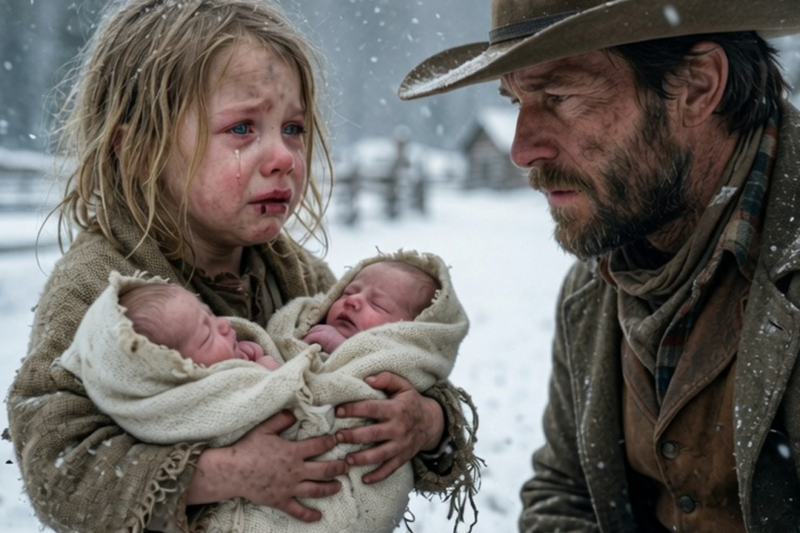 Nobody Came Back for Me, She Whispered — Then a Cowboy Stopped in the Snow