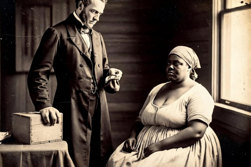 “Public Degradation for 15 Cents: The Obese Slave’s Humiliating Auction That Revealed a Forbidden Bloodline”