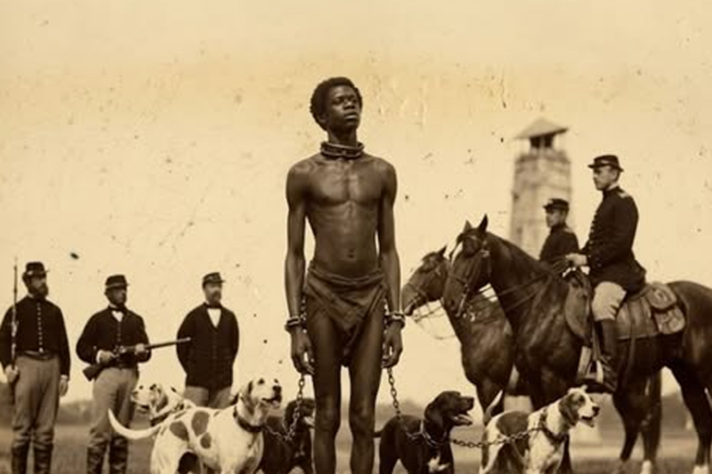 7’7″ GIANT SLAVE DRAGGED BY 3 HORSES AND 7 DOGS: THE NIGHT HE MASSACRED 13 MEN AND BURNED THE PLANTATION TO THE GROUND