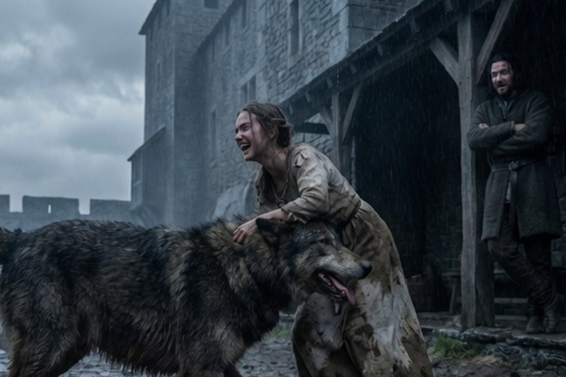 The Alpha King Watched Her Wrestle His Beast in the Mud — He’d Never Seen It Play Before