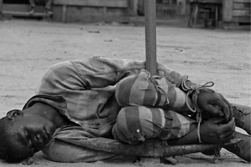 CHAINED UNTIL HE ROTS AWAY: THE HOPELESS SCREAM OF A SLAVE MAN