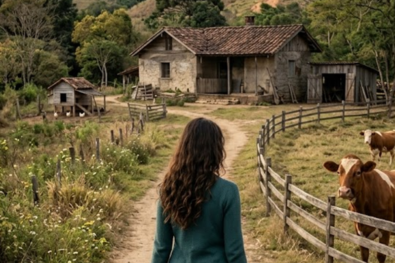 THE LONELY COW AND THE ABANDONED HEART