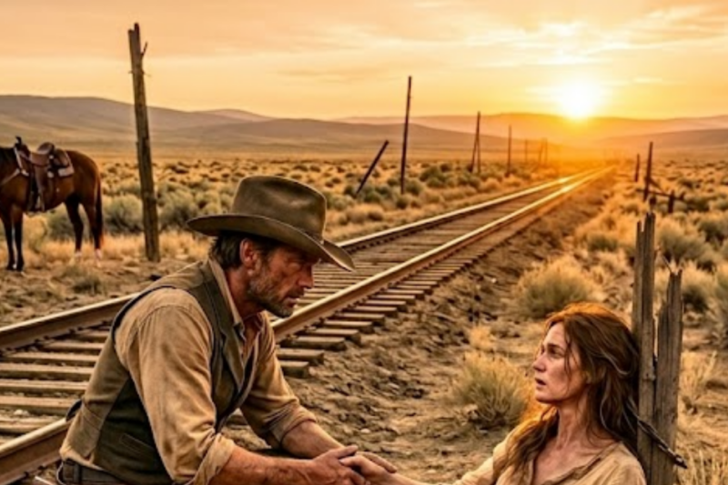 “Don’t Let Them Take My Girls” — The Outlaw Cowboy Found A Chained Mother, But Why Were Powerful Men Hunting Her Babies?