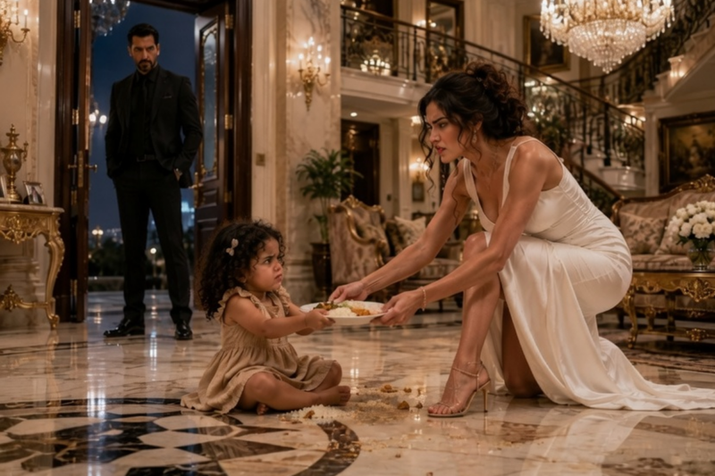 You Don’t Belong Here!” She Took Food From a Hungry 3-Year-Old — Then the Billionaire’s Voice Ech…