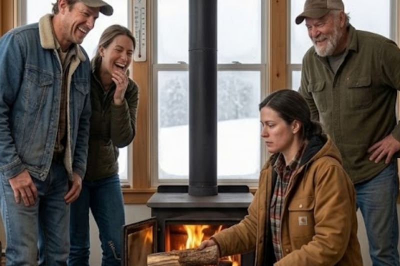 Her Neighbors Laughed When She Restored An Old Wood Stove, But Four Freezing Days Later, They Were Begging To Know Her Secret