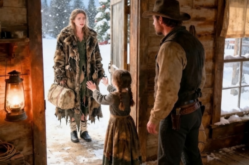 “DON’T MAKE HER LEAVE,” HIS LITTLE GIRL BEGGED—THEN THE RANCHER REALIZED WHO HE WAS ABOUT TO LOSE
