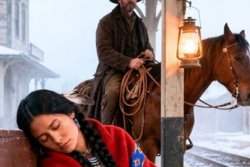 “Come Home With Me” — The Cowboy Said To The Frozen Native Woman At The Station, Then Everything Changed