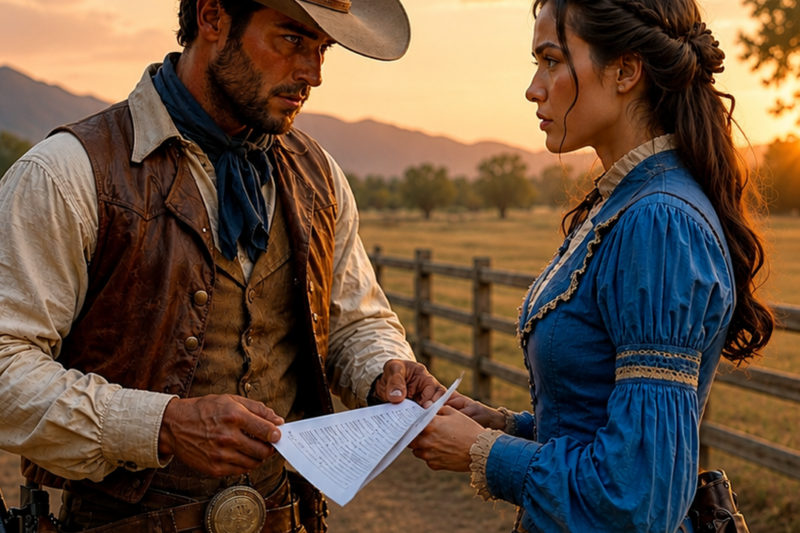 THE WIDOW AT THE RANCH GATE