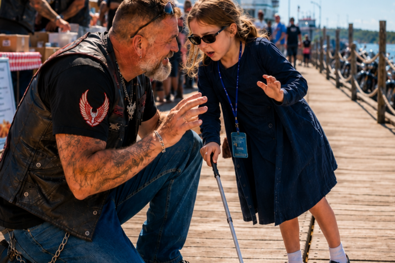 THE BIKER WHO CHOSE KINDNESS