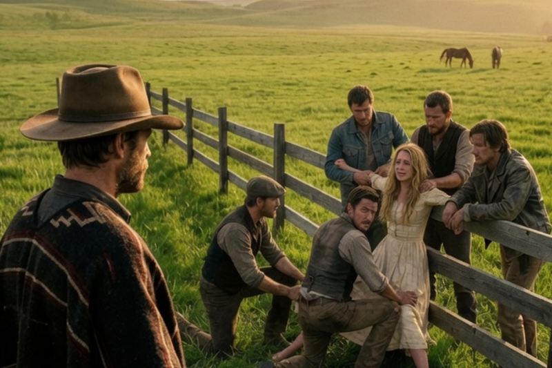 “We Come By Every Day” 5 Armed Men Threatened The Widow… Unaware Her Brother Was A Famous Gunslinger- p2