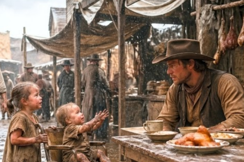 “WE ONLY NEED SCRAPS…” — A HUNGRY SISTER BEGGED FOR FOOD, YET THE LONELY RANCHER MADE AN UNTHINKABLE OFFER