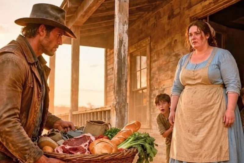 “I’M NOT HUNGRY,” THE WIDOW WHISPERED — DAYS LATER, A MYSTERIOUS BASKET APPEARED, AND NOBODY KNEW WHO LEFT IT