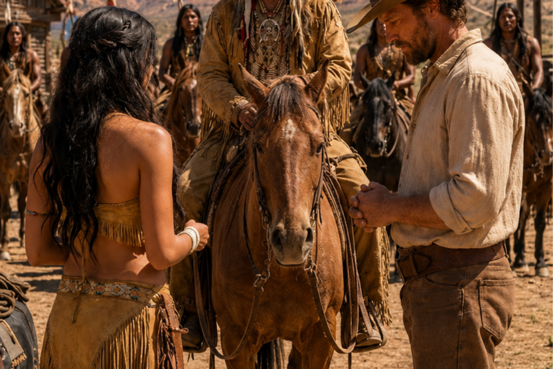 THE WOUNDED COMANCHE GIRL WHO BROUGHT WAR TO HIS DOOR