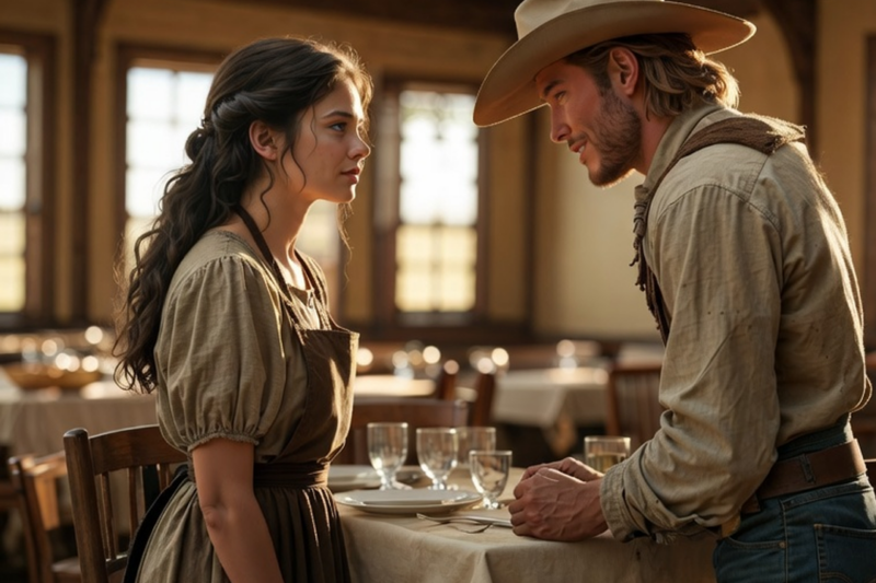 She Was Sitting Alone at the Church Supper, The Cowboy Said “Save Me a Place at Your Table”