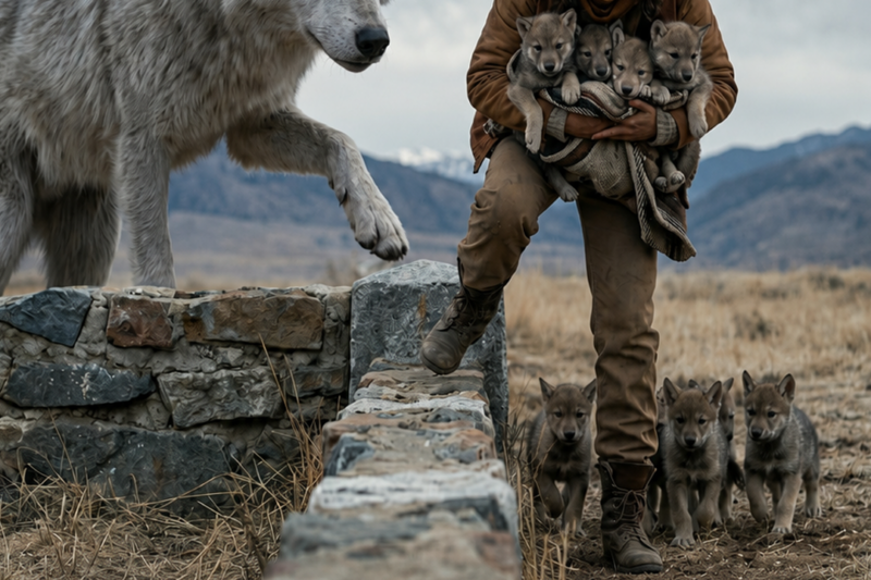 She Carried 8 Pups Across the Border — The Rival King Declared War for Her AI