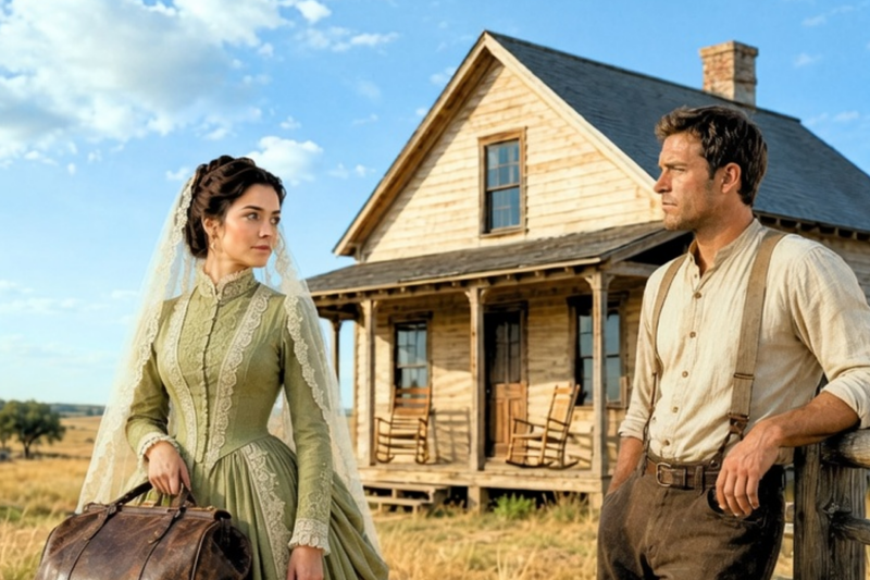 He Built the House Before He Sent for a Mail Order Bride — She Walked In and Called It Home