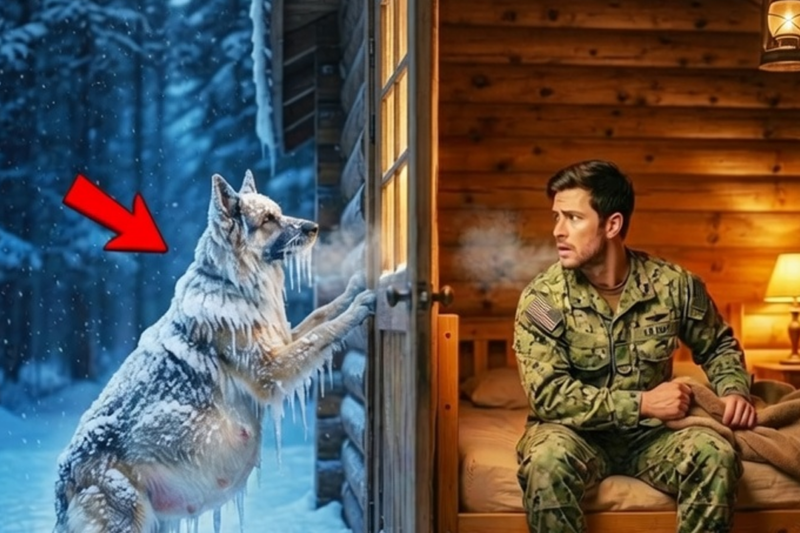 A PREGNANT DOG LEFT TO FREEZE TO DEATH ON A NAVY SEAL’S PORCH — THE MONSTER WHO PUT HER THERE NEVER EXPECTED WHAT HAPPENED NEXT