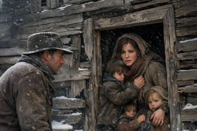 A RANCHER DISCOVERED A MOTHER RAISING THREE CHILDREN ALONE — WHAT HE FOUND BROKE HIS HEART