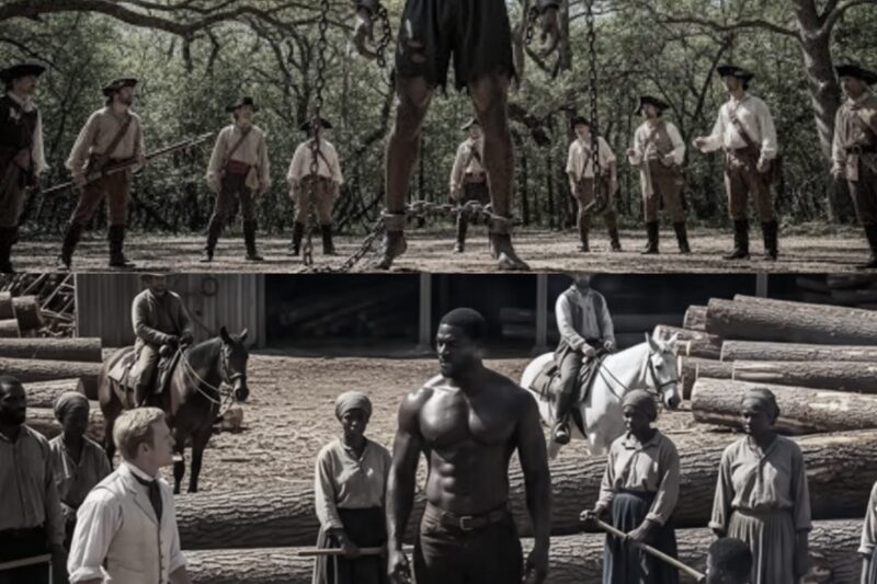 THEY HUNG THE 8-FOOT GIANT SLAVE… AND THE ROPE SNAPPED THREE TIMES