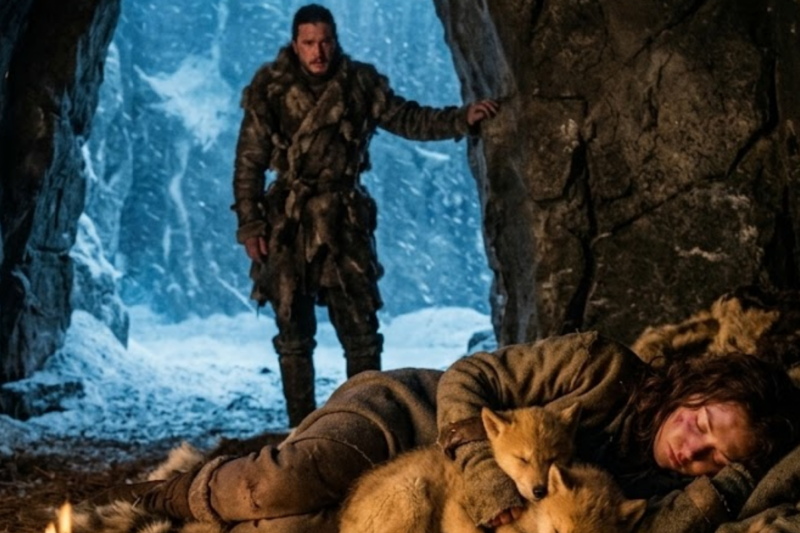 “She Gave Away Her Last Food” A Starving Outcast Saved Two Wolf Pups, Unaware A King Was Hunting Them