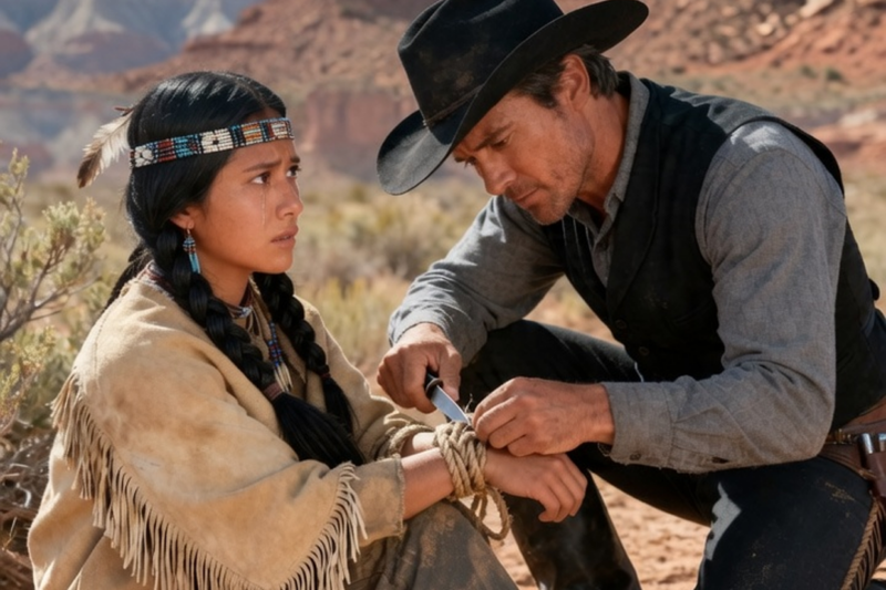 SOLD LIKE CATTLE FOR $200 ON AN AUCTION BLOCK — THE LAST APACHE WOMAN BOUGHT BY A BROKEN RANCHER WHO WAS SUPPOSED TO OWN HER… BUT ENDED UP RISKING EVERYTHING TO SET HER FREE AND FIGHT THE WHOLE TOWN TO THE DEATH!