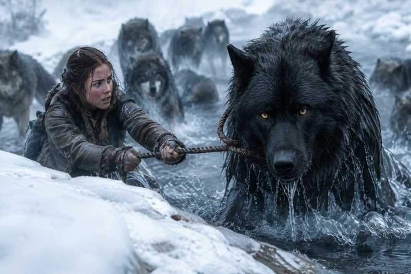 THE ICE SCREAMED AS SHE DRAGGED ELEVEN MONSTROUS WOLVES FROM A WATERY GRAVE… BUT THE TWELFTH BEAST WAS NO ANIMAL