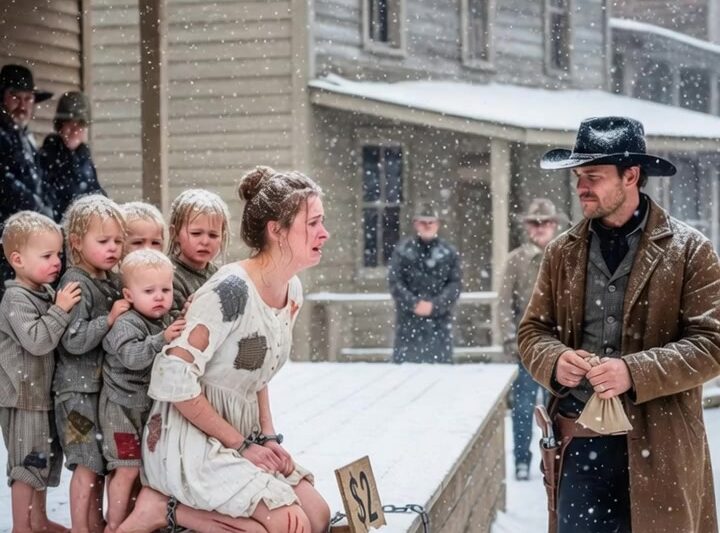 THE COWBOY PAID TWO DOLLARS FOR THE WIDOW NO ONE WANTED — AND FOUND HIS ONLY HOPE.